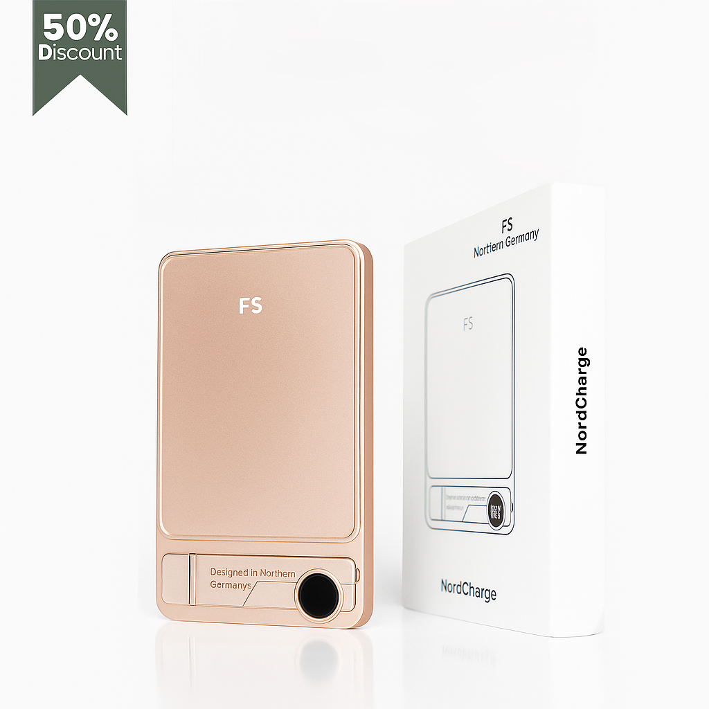 NordCharge - magnetic power bank with overheating protection